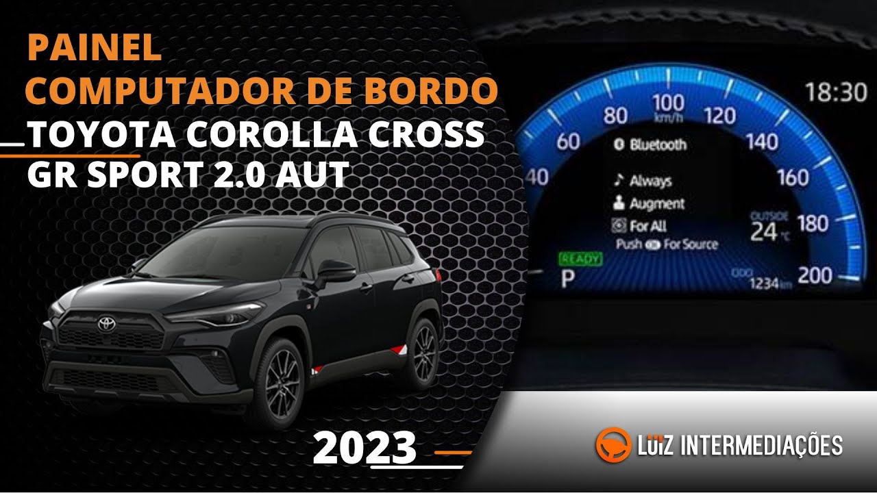 Painel | Computador de bordo | TOYOTA COROLLA CROSS GR SPORT 2.0 AUT 2023