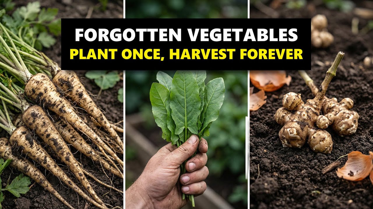 20 FORGOTTEN Vegetables Your Grandparents Grew That Could Feed Your Family for a Year