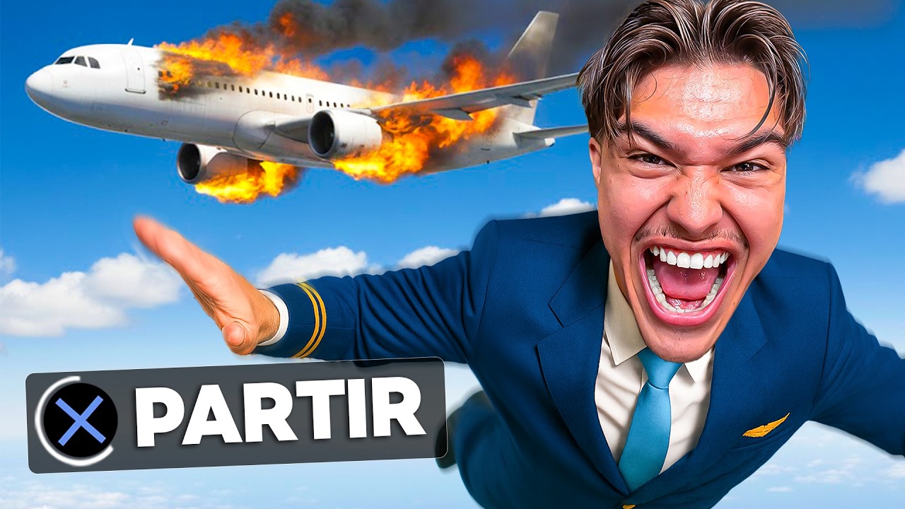 Je Deviens le PIRE Hôtesse de L'AIR du Monde !