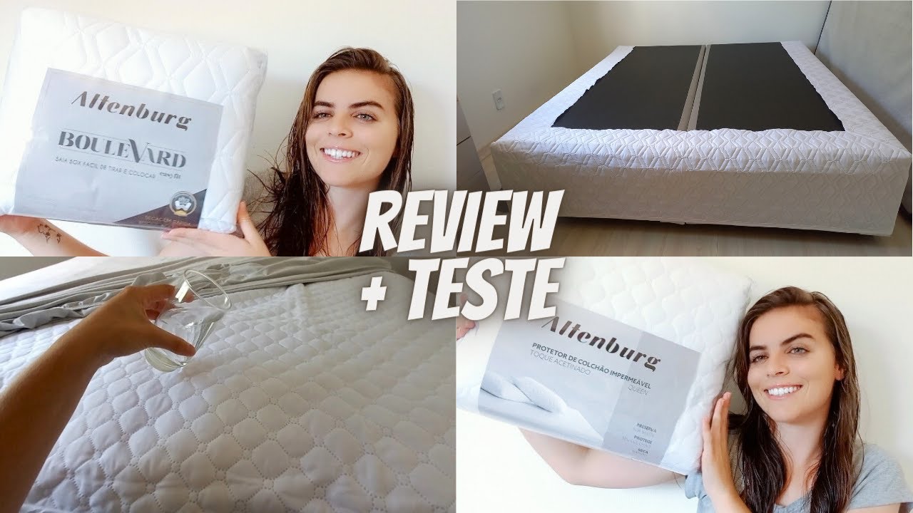 REVIEW DO PROTETOR DE COLCHÃO E SAIA BOX DA ALTEMBURG | É IMPERMEÁVEL MESMO?