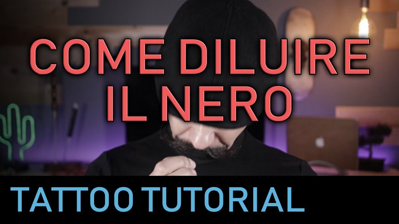 Come Diluire il Nero e Come Fare un Tatuaggio Bianco e Nero. Tattoo Tutorial