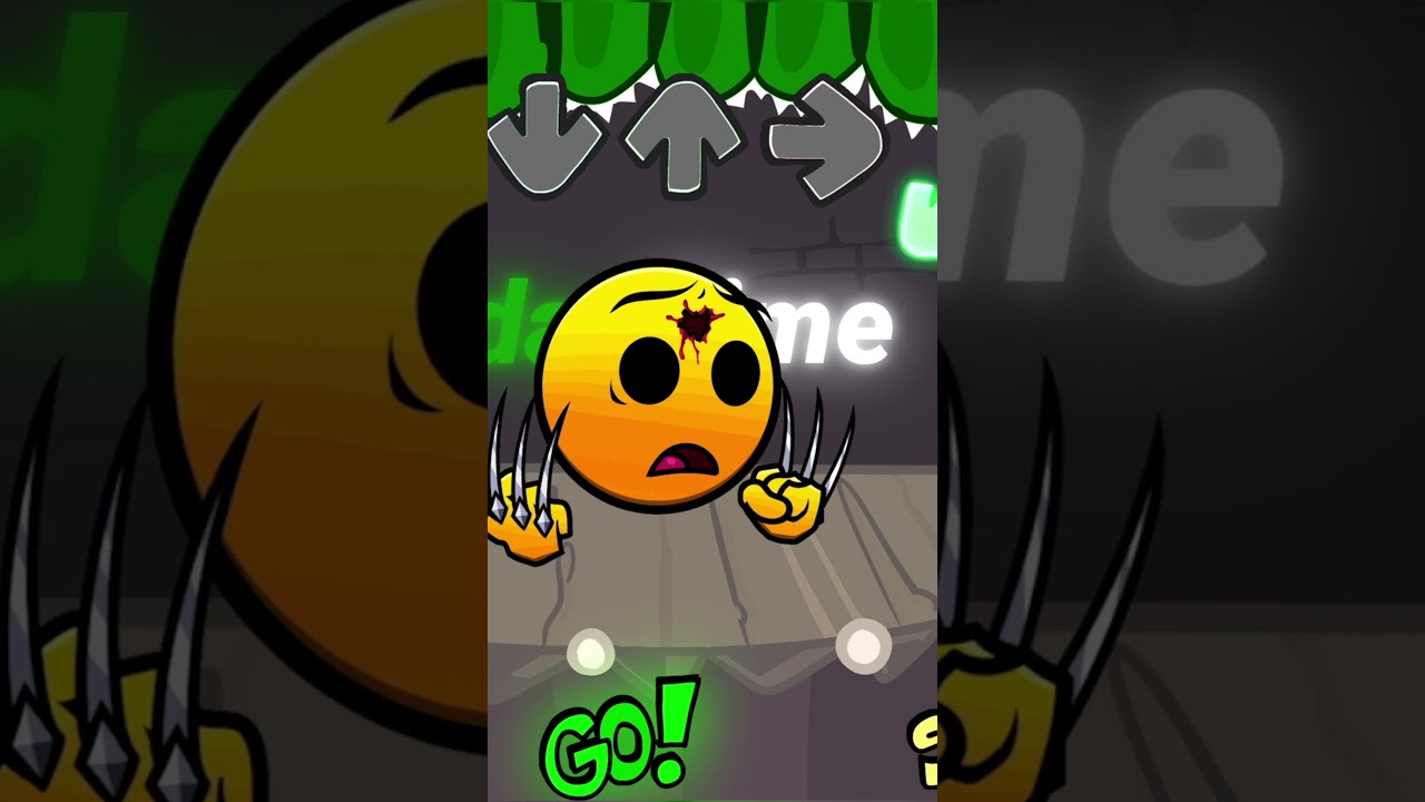 FNF Geometry Dash Playground Test VS Gameplay #shorts