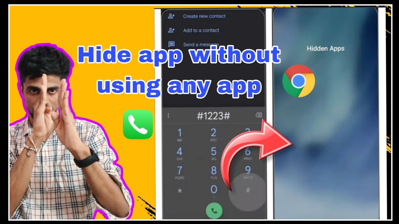 Hide app using a phone call without apps #deaf #deafcommunity #signlanguage 