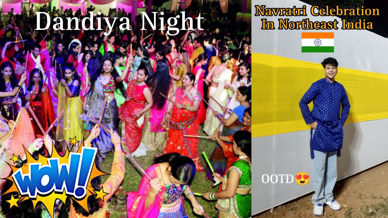 Navratri Dandiya Night Vlog at Police Parade Ground Tura Meghalaya | Tura Meghalaya Northeast India