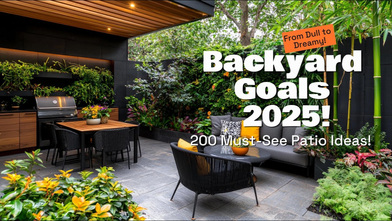 250 Modern Patio Design Ideas: Trendy & Elegant 2025 Backyard Garden Landscaping Ideas