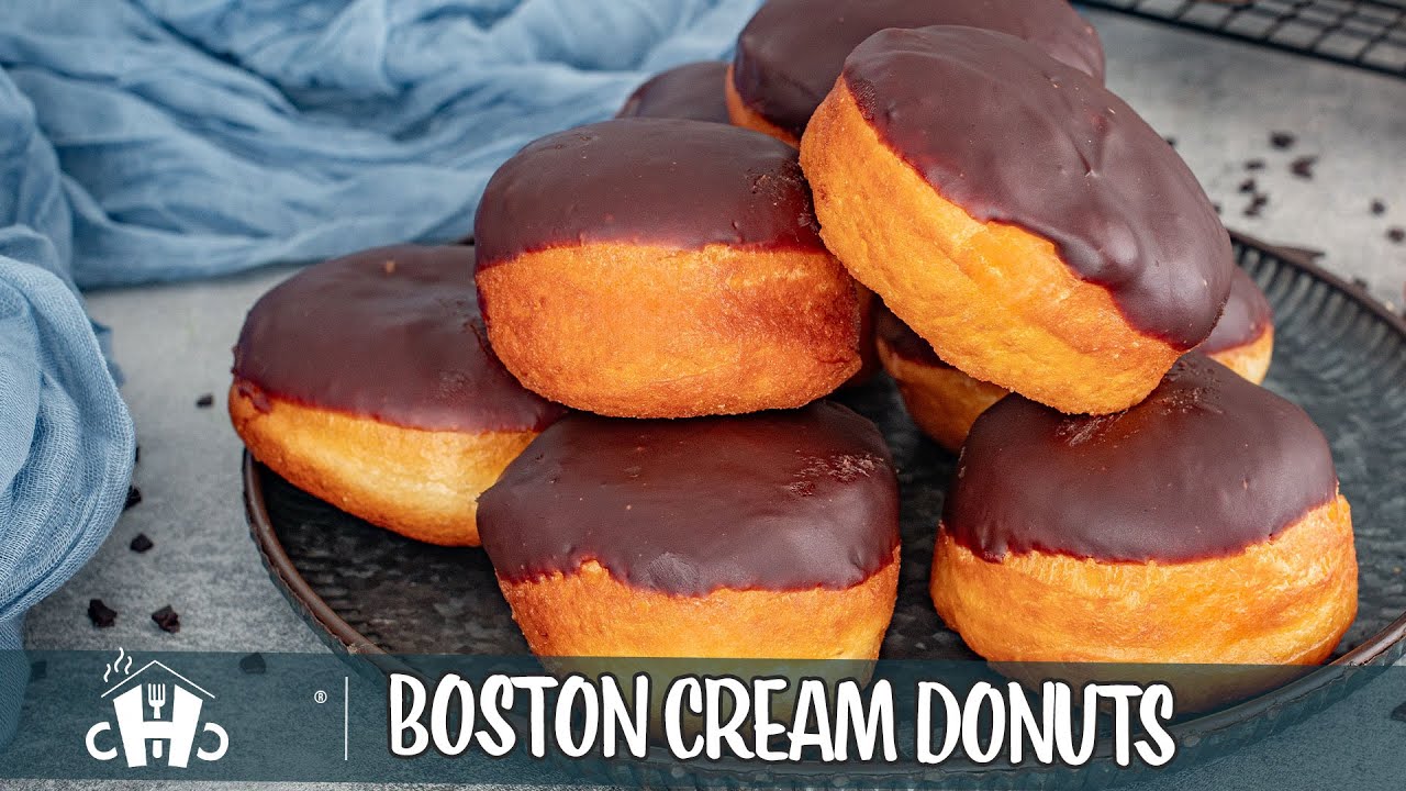 Boston Cream Donuts Made Easy | Classic Dessert Favorite