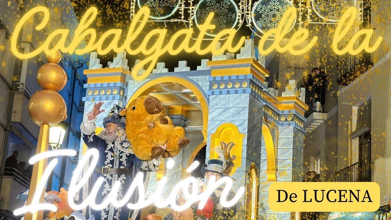 ✅ Así es la Espectacular CABALGATA de REYES de LUCENA 🫅🏿🫅🏼🫅🏽 @martukyviajera