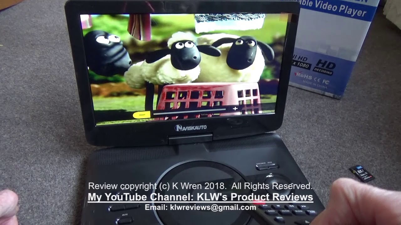 Review of Naviskauto portable DVD player