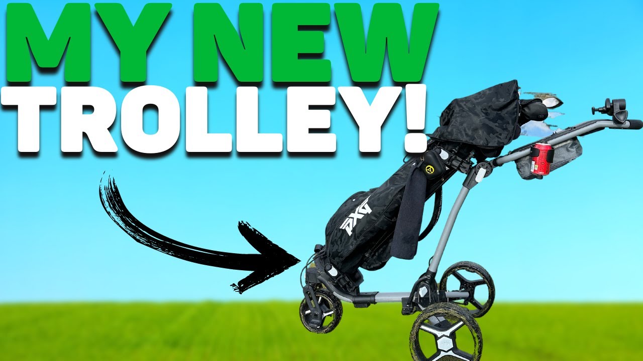 My New Golf Trolley! - AXGLO Tri 360 V2! #axglo  #golfcart #golftrolley