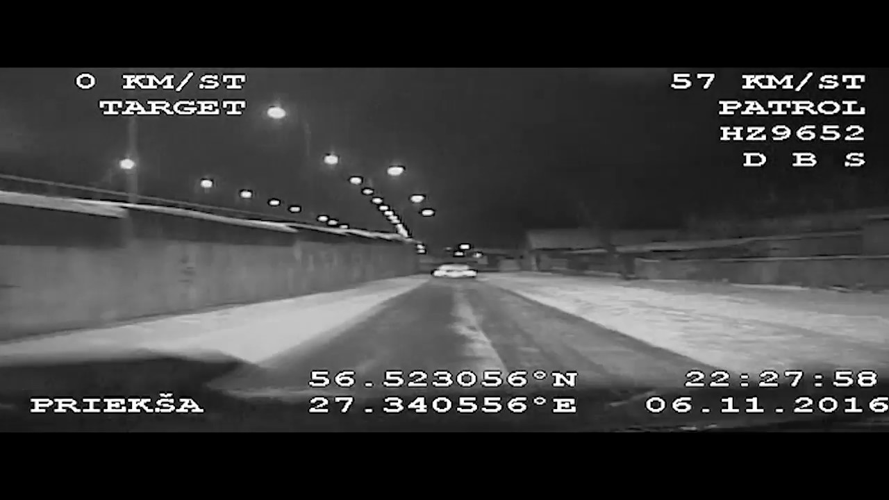 Rēzeknē aiztur agresīvu autovadītāju