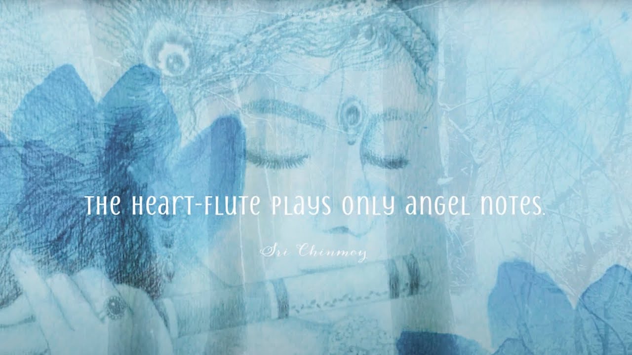 Soft harp music from Ramita | Sri Chinmoy's song 'Gopane Hiya Bane Eso Giri Dhari'