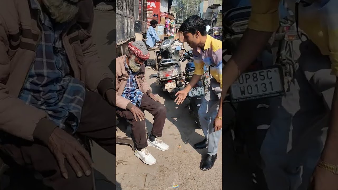  सब कुछ लुटेरो ने लुट लिया पैरों में भी नहीं है चप्पल आप को कही भी ये बाबा जी दिखे तो मदद जरूर करें 