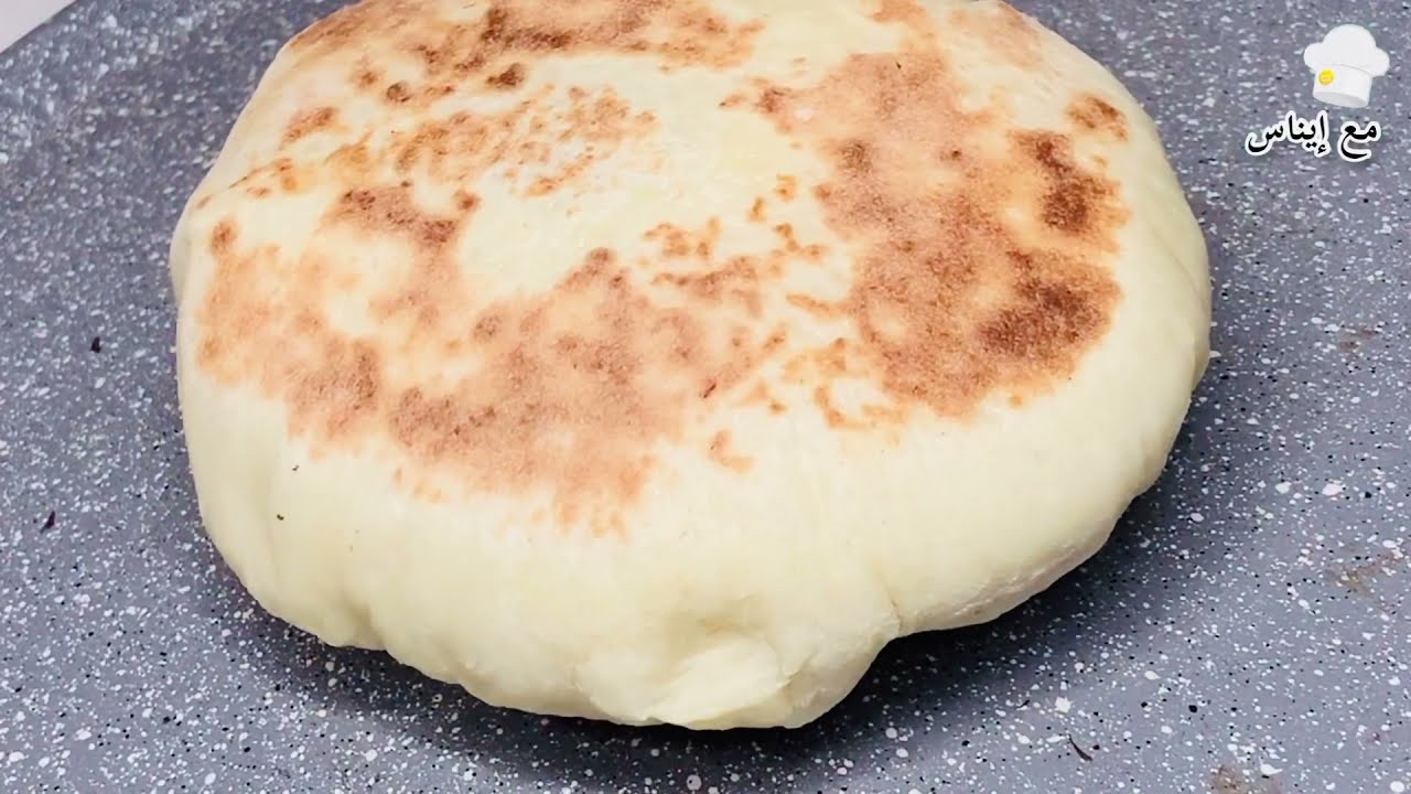 خبز سندويتشات منفوخ  بمكونات بسيطة ✅عملت بيه كسكروت شباتي  تونسي😍 وصفة ساااهلة ومن غير برشا عجنان💯