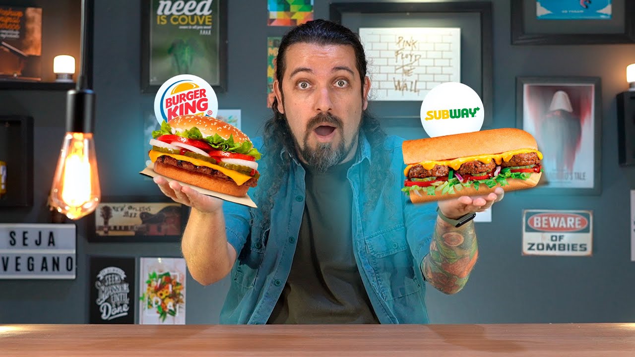 Rebel Whopper X SUB VEG: batalha de sanduíches