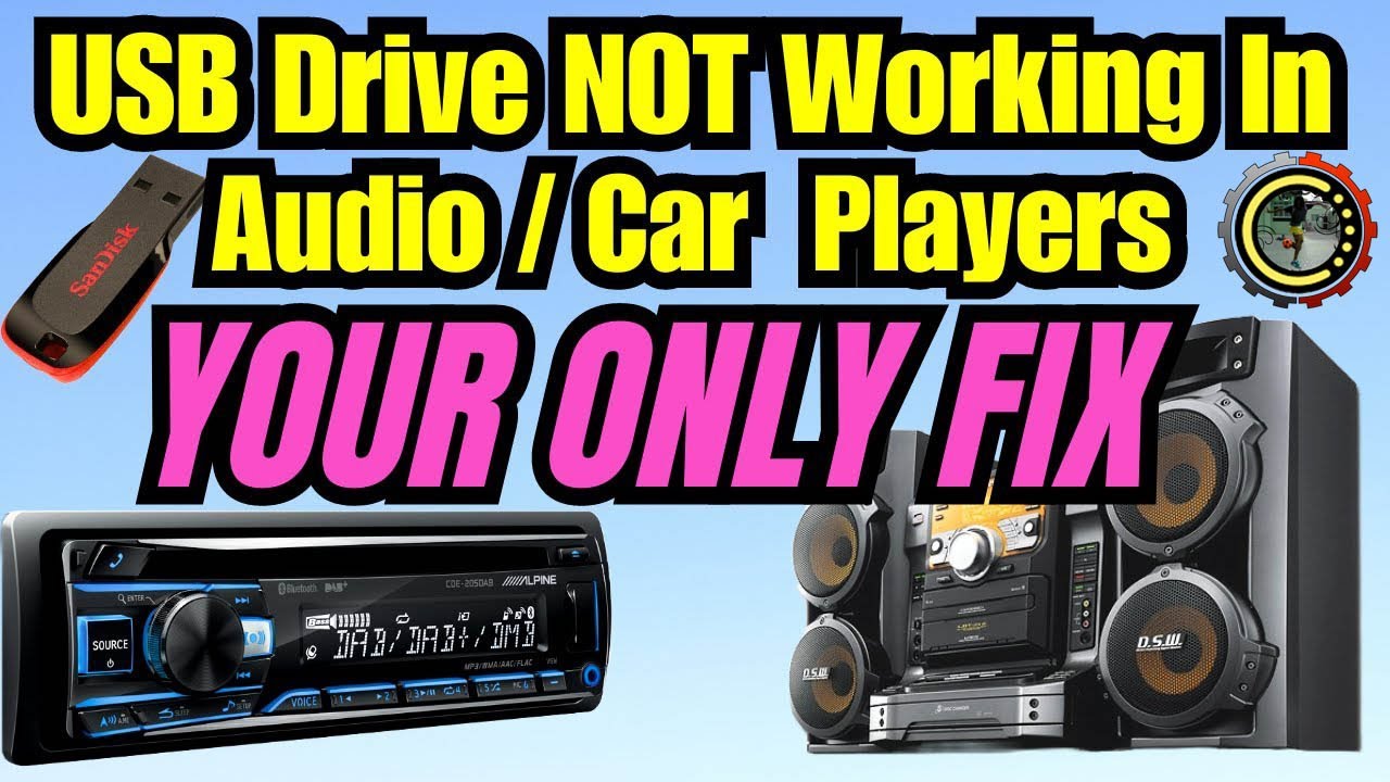 مسجل سيارتك قديم لا يدعم الفلاش فلاشك قديم لا يدعم المسجل حل مشكلة فلاش لا تقرأ او لا تعمل Car Audio