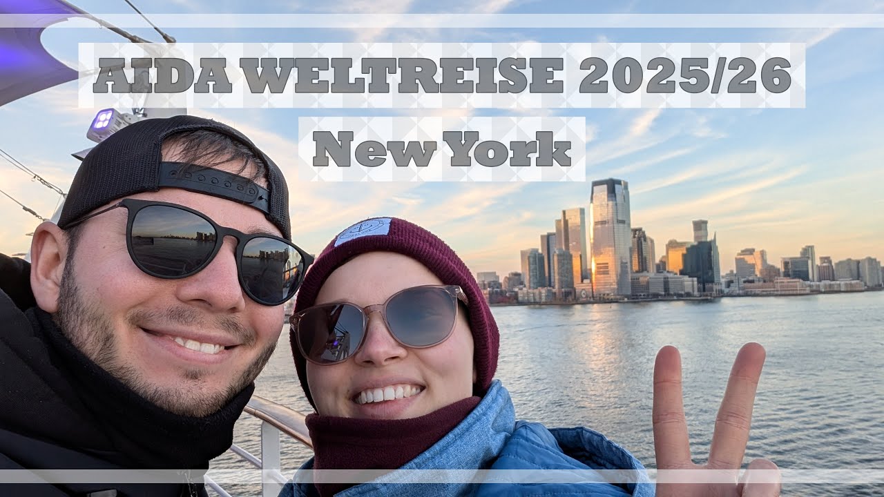 New York!!!😂🇺🇸 AIDA Weltreise 2025/26🚢