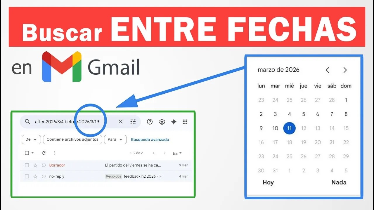 Cómo Encontrar Correos en Gmail Buscando por Fecha: Aprende a Buscar Emails entre Fechas con Gmail