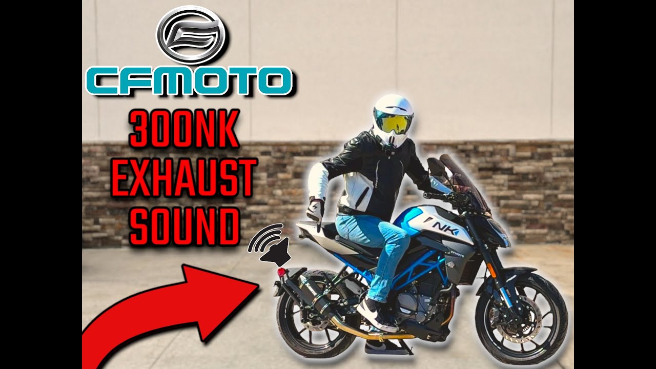 CFMOTO 300NK Exhaust Sound [USA] | Best 300NK Exhaust + 300SS Exhaust