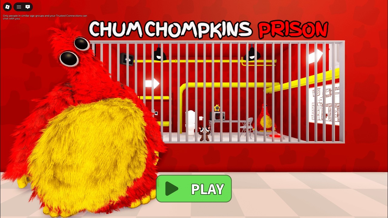 CHUM CHOMPKINS PRISON RUN! (Obby) Roblox Gameplay Walkthrough No Death 4k
