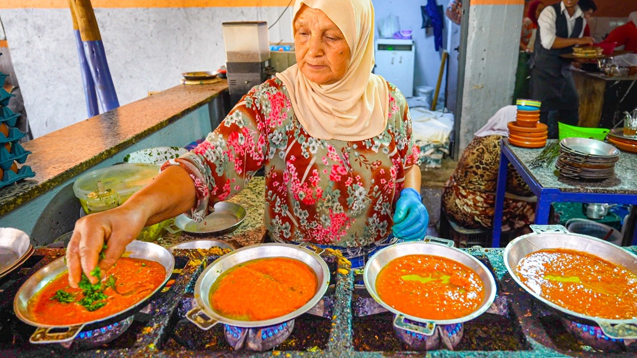 Marrakesh's LOCALS ONLY Breakfast Buffet 🇲🇦 100's of Tagines & Street Food in Agadir!