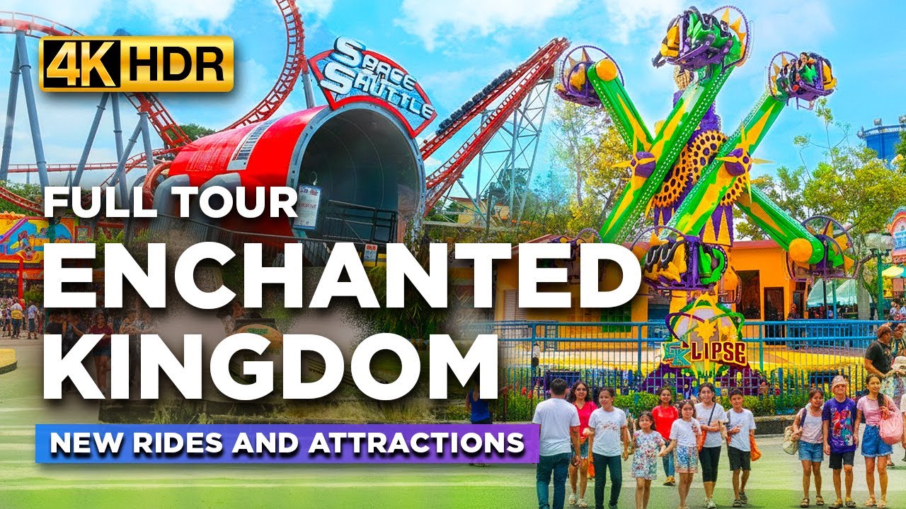 Full Tour of ENCHANTED KINGDOM Philippines | NEW Rides and Attractions | BEST Amusement Park