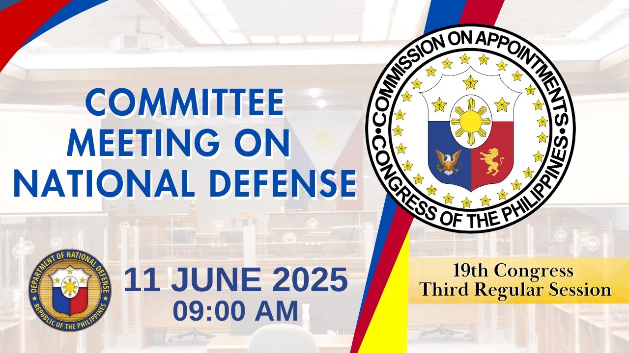 CA COMMITTEE MEETING ON NATIONAL DEFENSE (06/11/25)