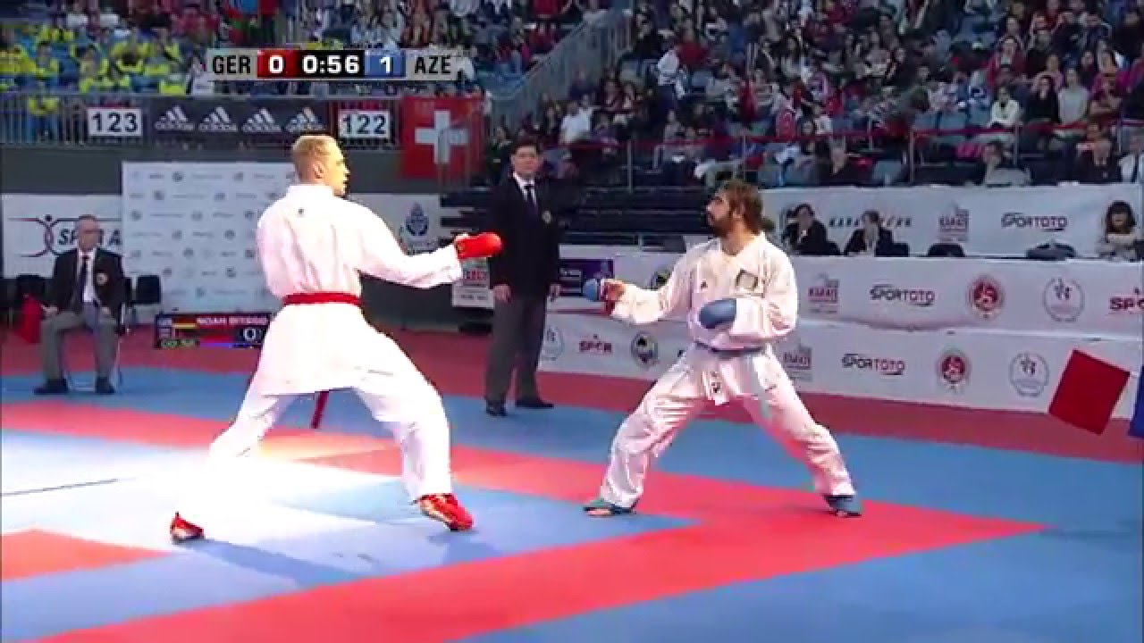 Rafael AGHAYEV vs Noah BITSCH. FINAL Male Kumite -75kg. European Karate Championships 2015