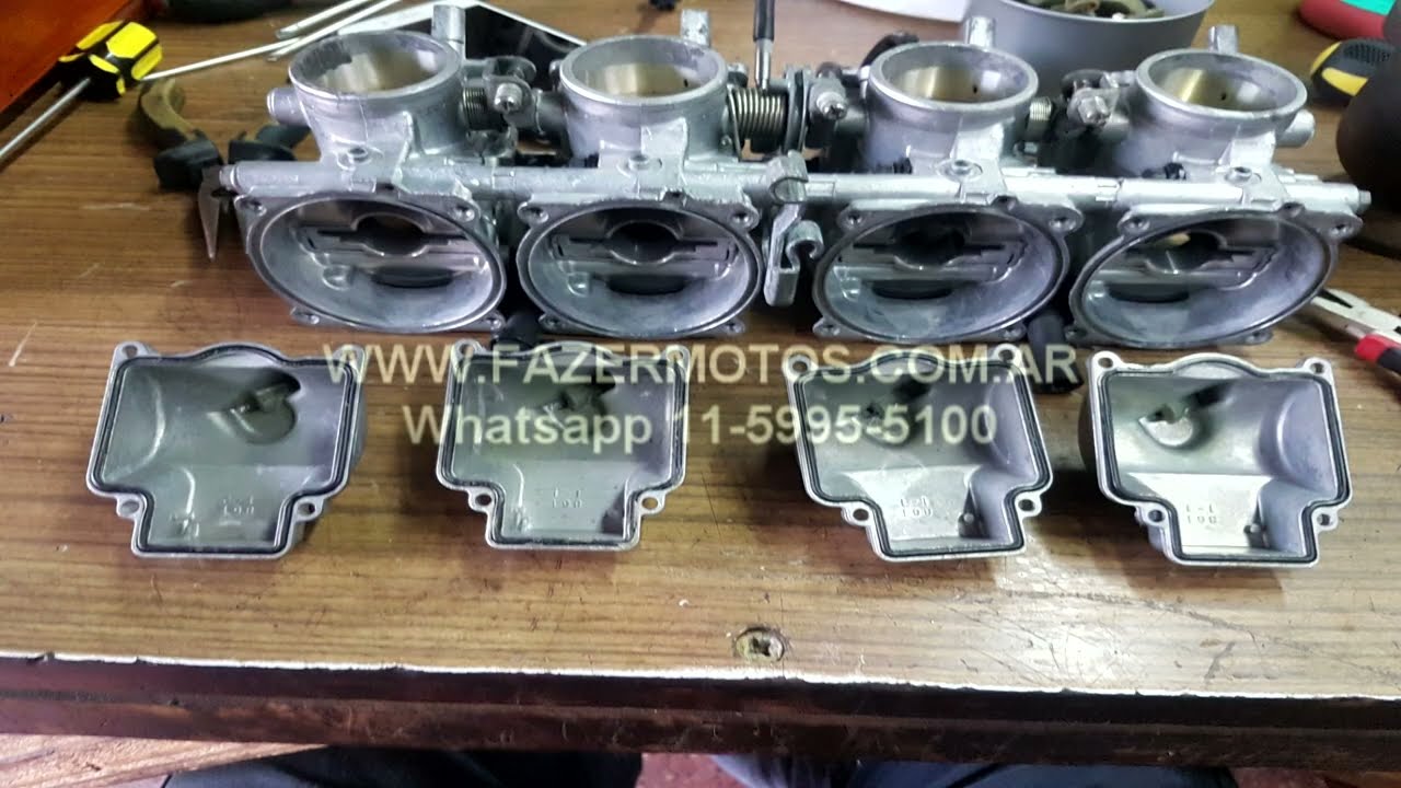 Carburando y reparando variedades y pintura en Kawasaki ZX 11
