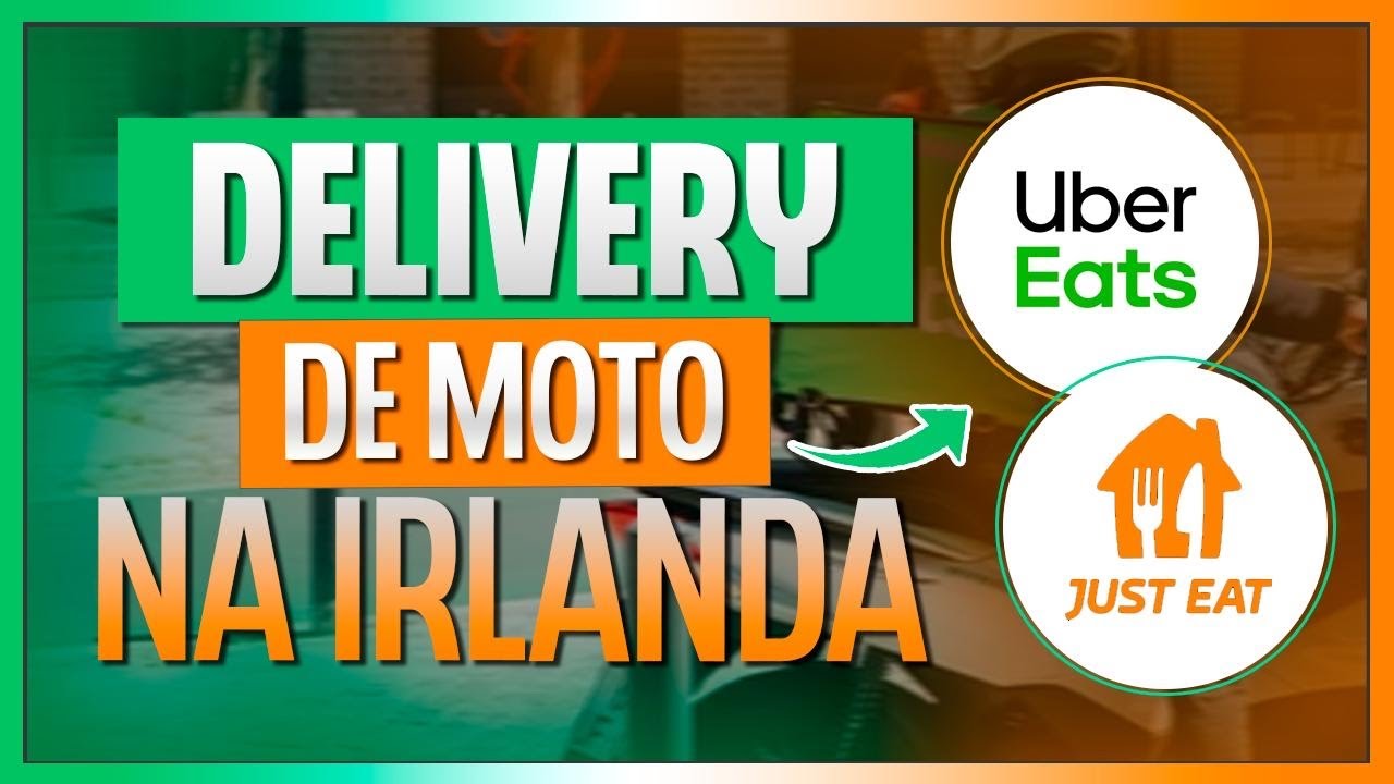 DELIVERY DE MOTO NA IRLANDA | UM DIA TRABALHANDO COM UBER EATS E JUST EAT EM DUBLIN | BRUNA PAGOTTI