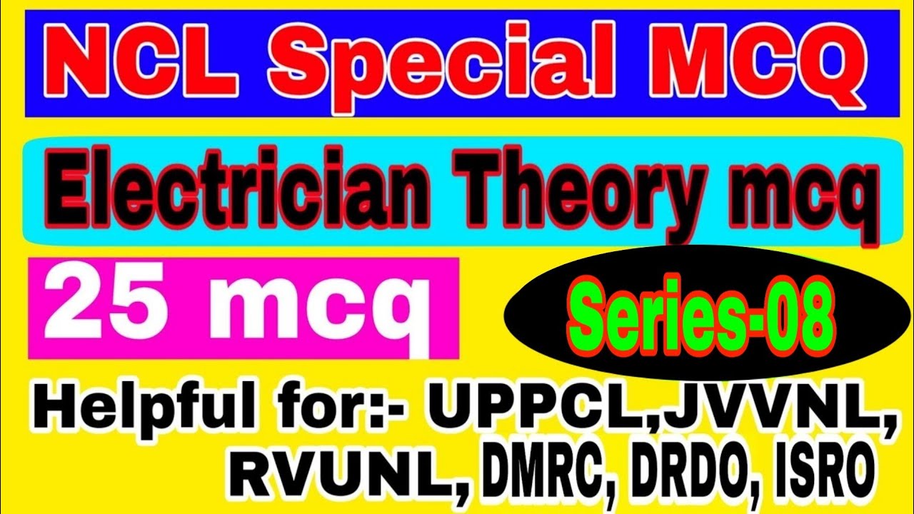Electrician Theory question answer ITI 2nd year 2020|| NCL JVVNL UPPCL question answer