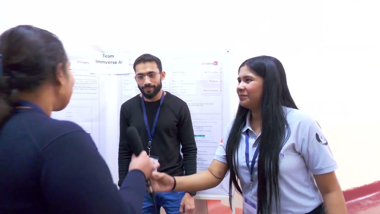 Voice Tech for AIl | IISc Bangalore | Event Highlights | Presentation by Team Immverse AI