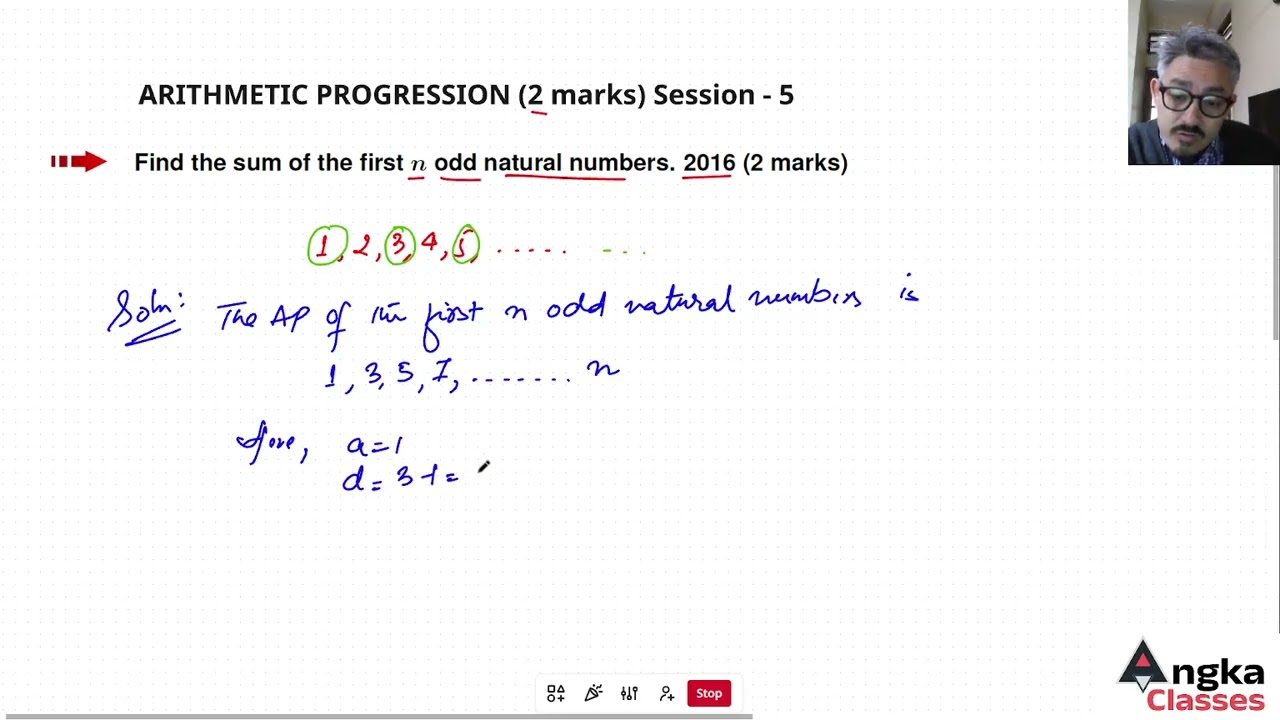 Previous years' questions(2015-2025)BOSEM Class X Chapter- ARITHMETIC PROGRESSION(2 marks) Session 5