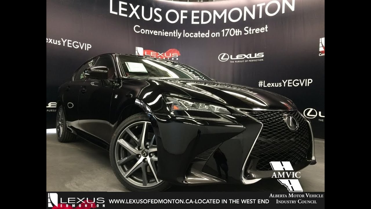 2016 Black Lexus GS 350 AWD F Sport Series 2 In Depth Review Downtown Edmonton Alberta