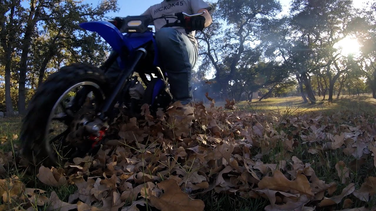 50cc 2 Stroke Pitbike Offroad Test. Syx Moto