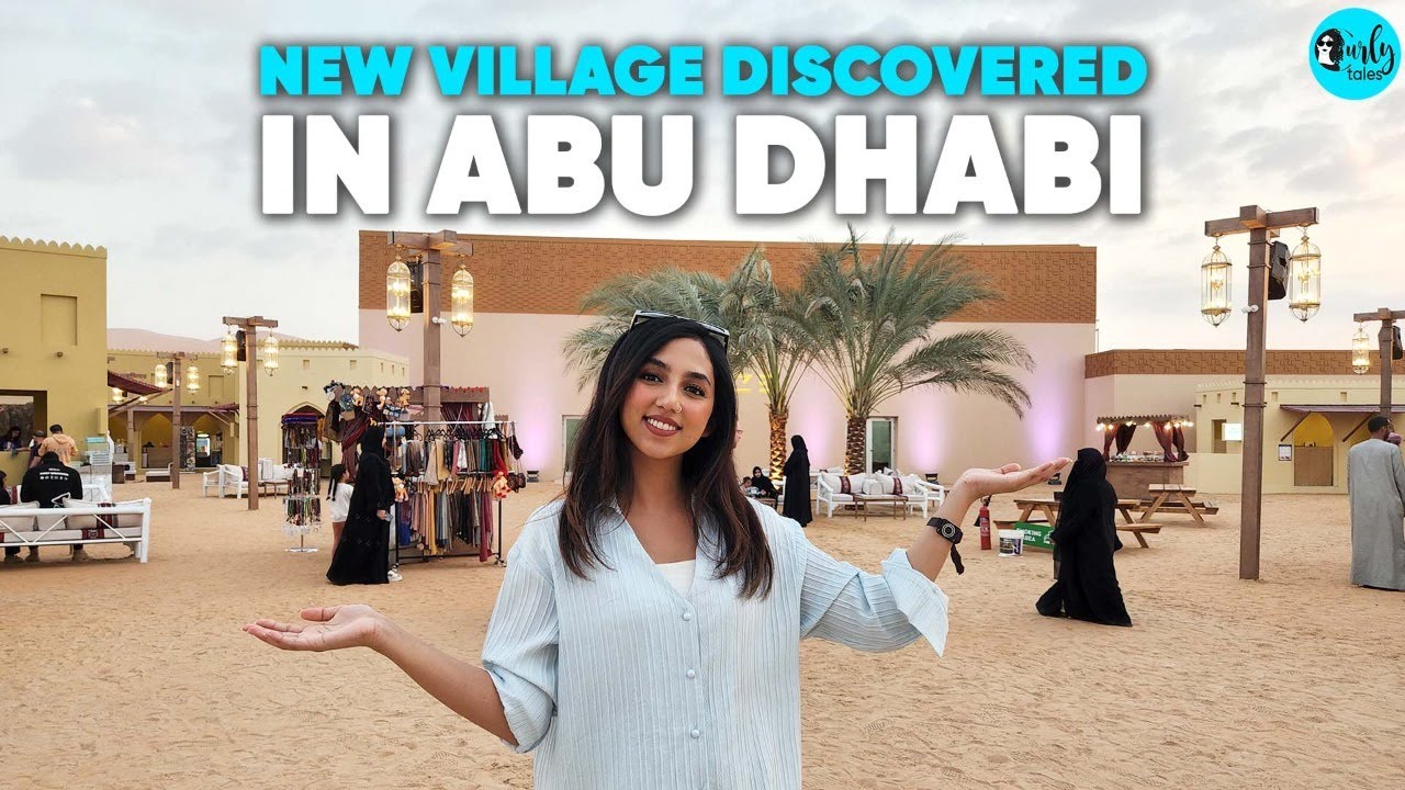 Explore A New Village In The Middle Of A Desert In Abu Dhabi | Liwa Village | Curly Tales ME