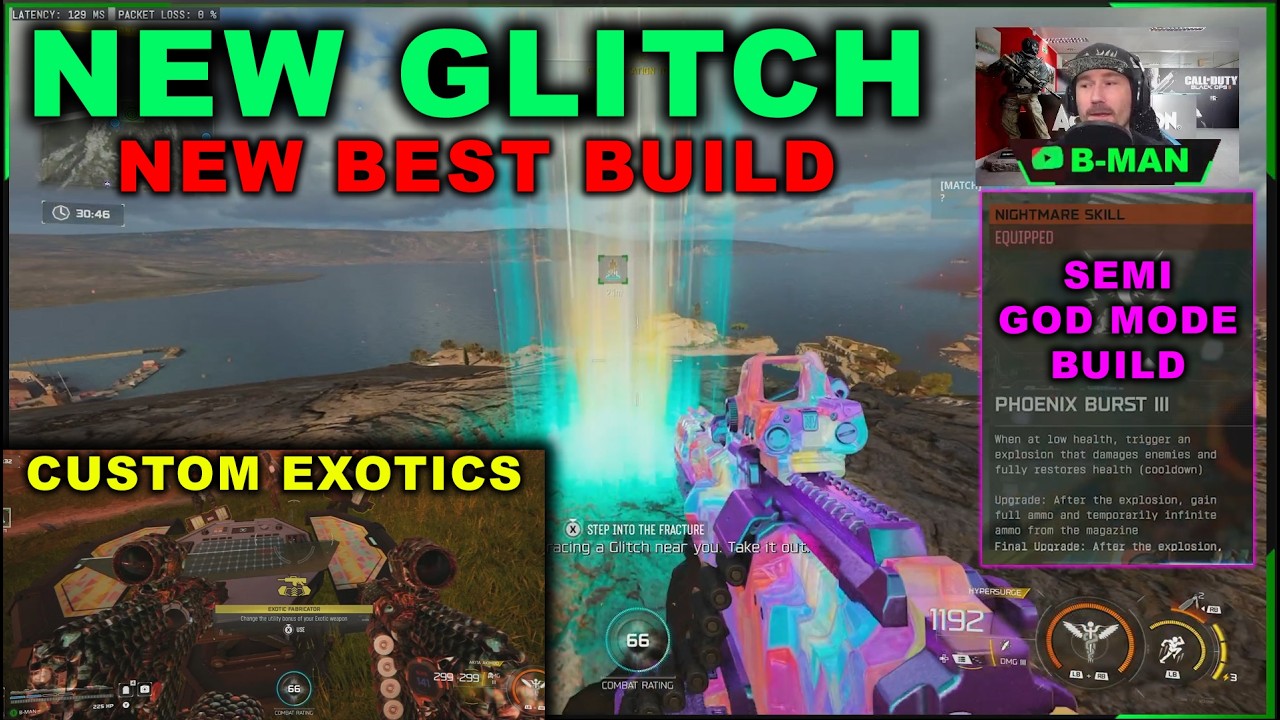 🔴SEMI GOD MODE BUILD🔴S2R GLITCH TUTORIAL, EXOTIC FABRICATOR, NIGHTMARE SKILLS, SEASON 2 RELOADED BO7