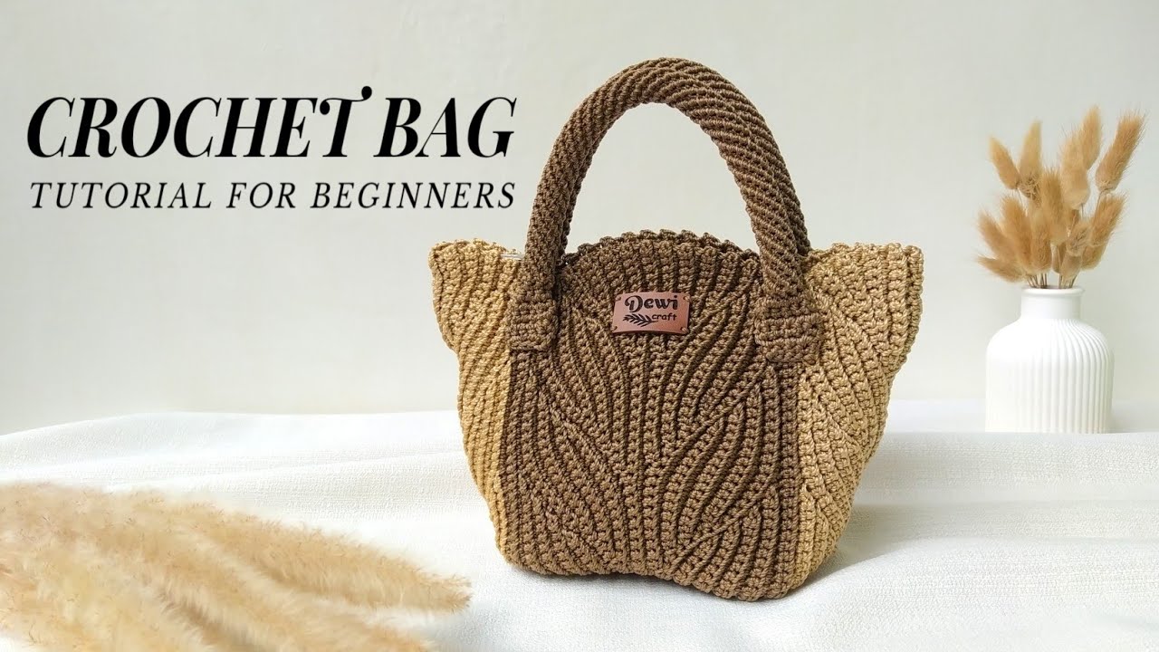 Brioche Crochet Bag Tutorial for Beginners | Elegant Bag with Neat Embossed Texture