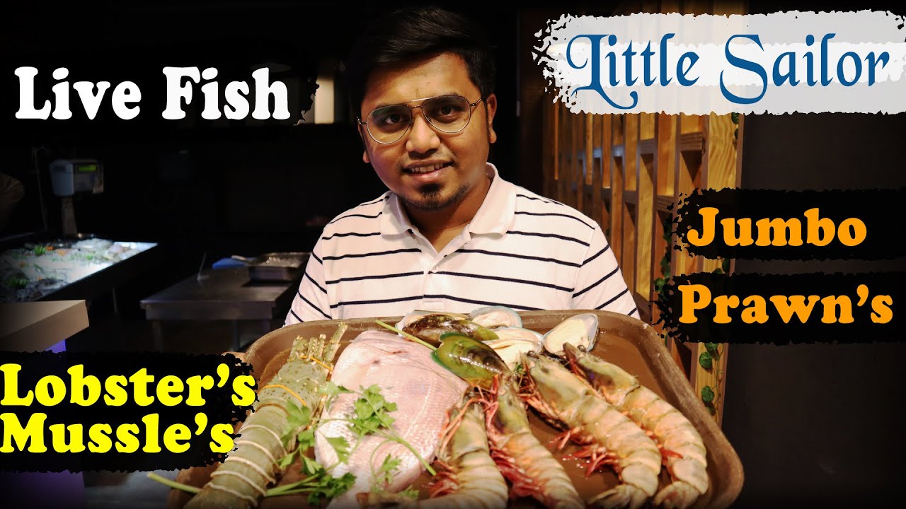 Fresh Fish , Lobster's , Jumbo Prawn's @ Little Sailor | Doha Qatar | Tamil Food Review | Nezy Vlogs