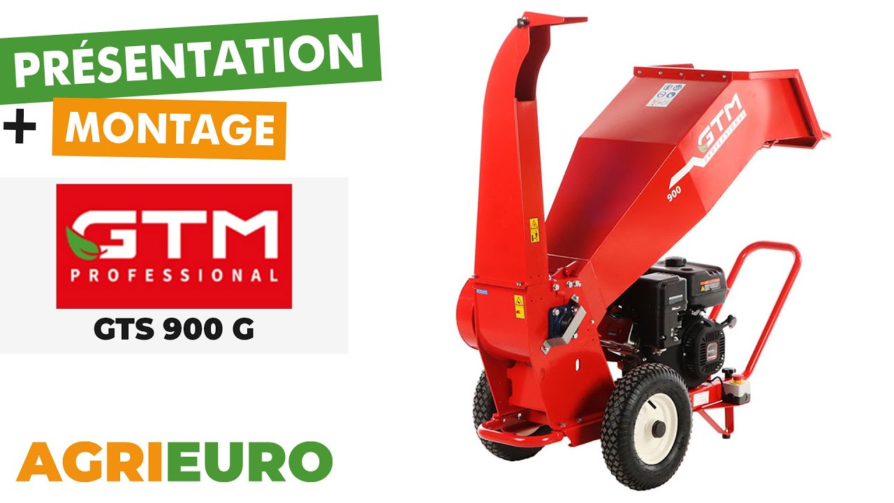 Présentation et montage du broyeur thermique GTM GTS 900 G