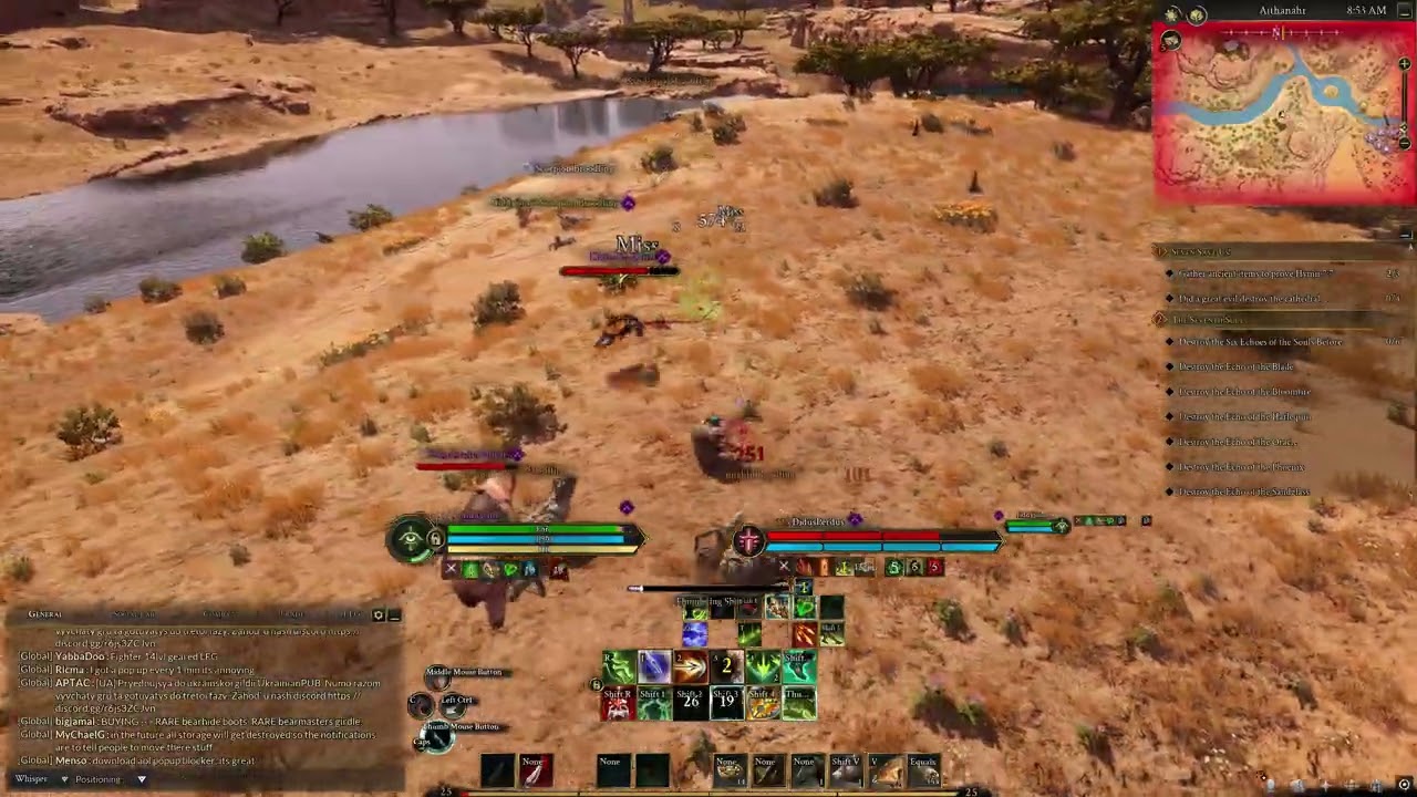 Ashes of Creation Ranger PVP 1v1 Fighter