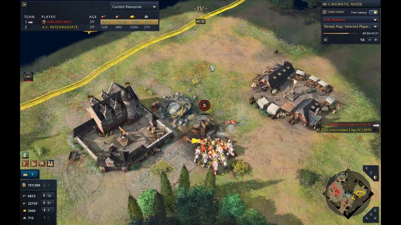 Sublime Shoutcast Age of Empires 4 Templars vs Intermediate Abbasids on Himeyama Part 3