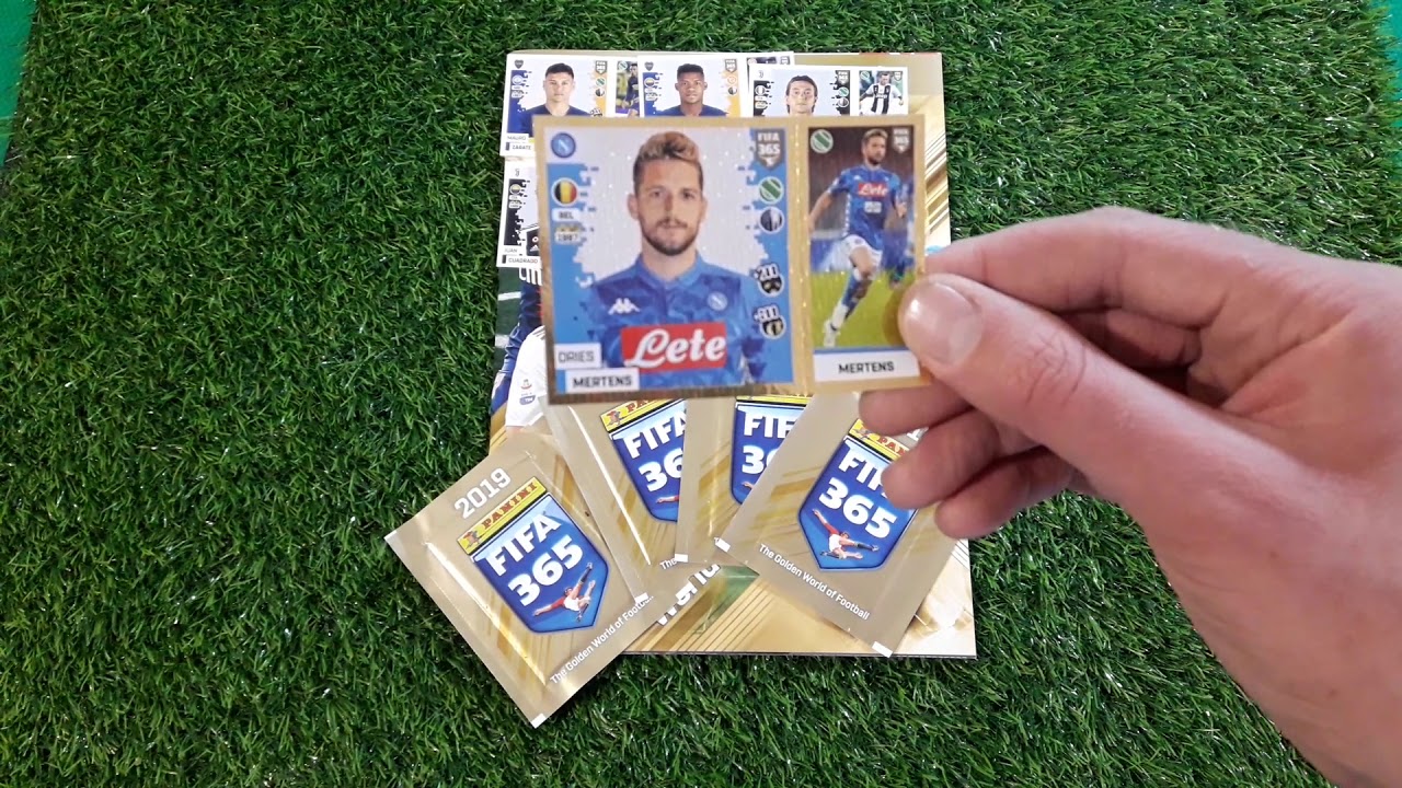Unboxing stickers Fifa 365 2019