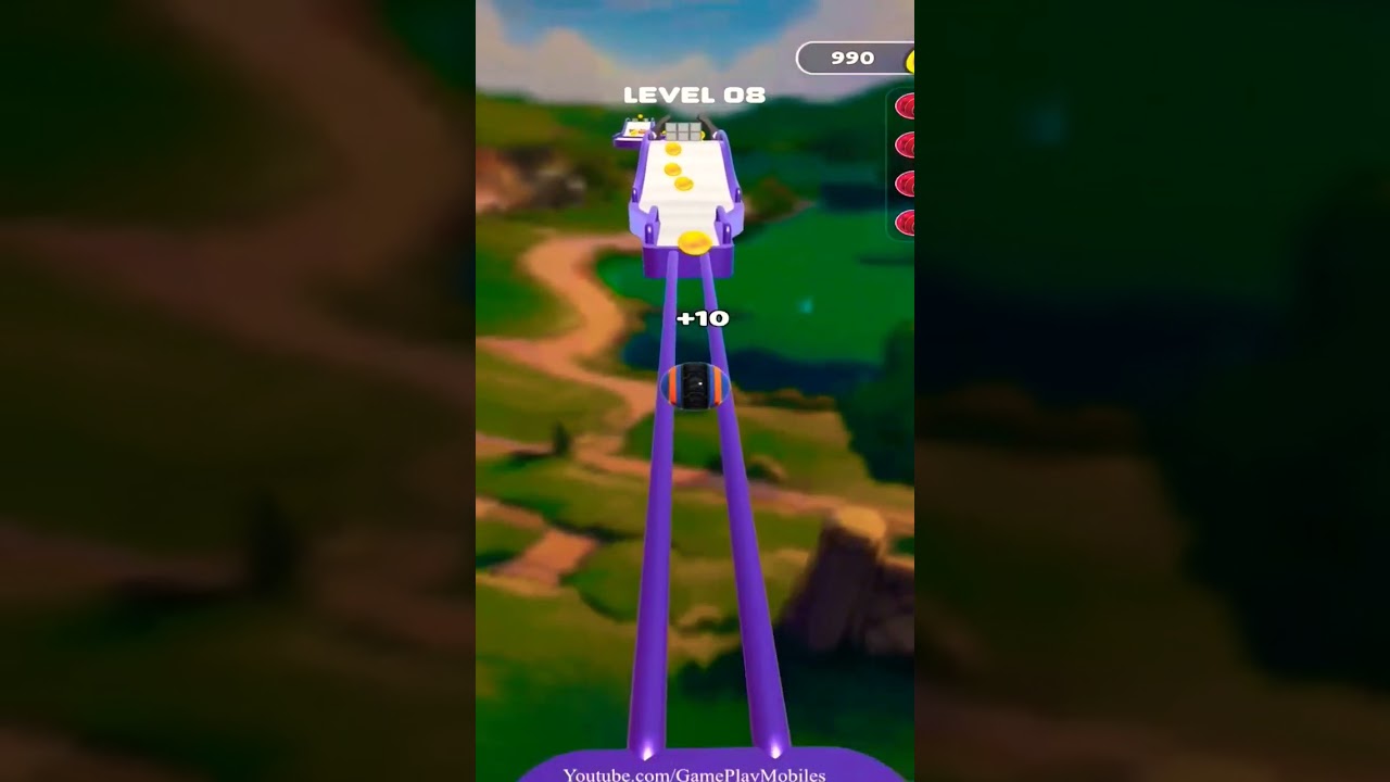 Rolling Ball Runner Game (android) level 8