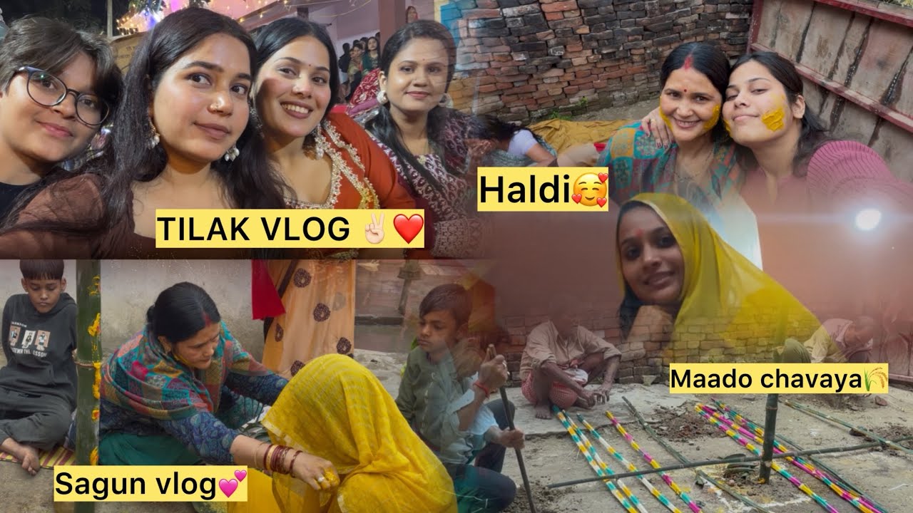 🚩 Siwan Special: Tilak, Sagun & Maado Chavana! 🏠✨ | Traditional Bihari Wedding Vlog