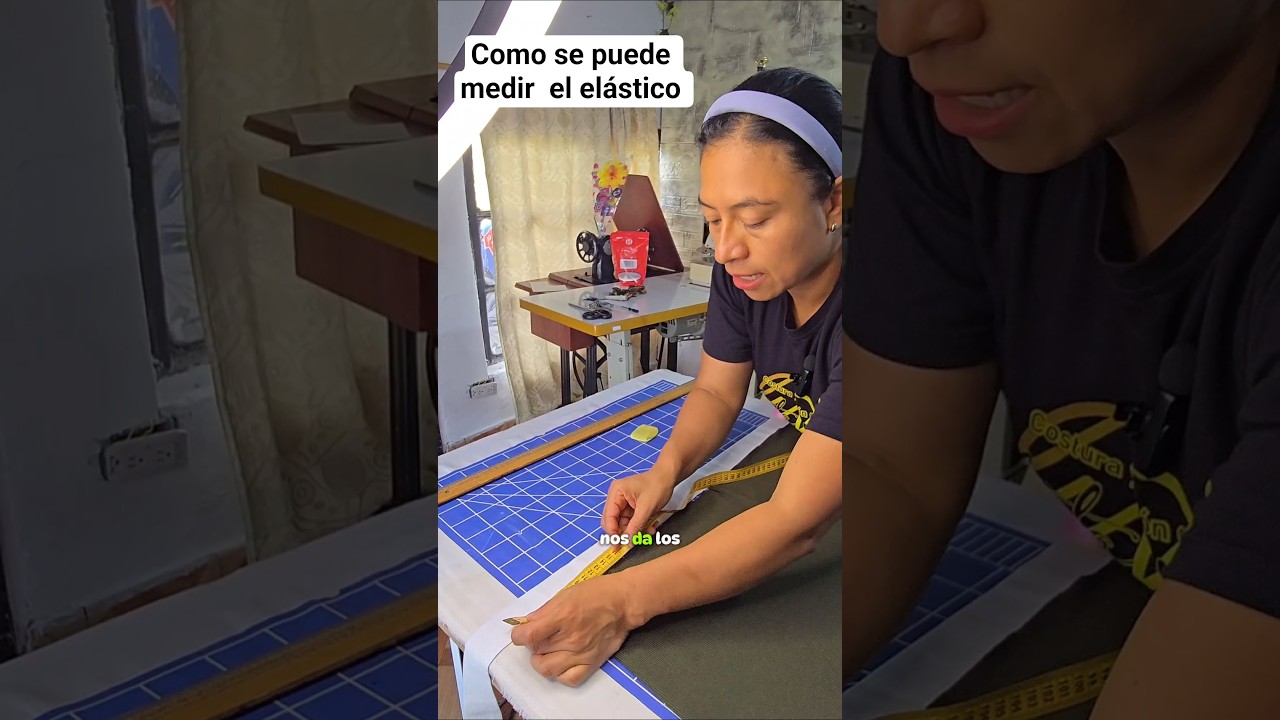 como se puede medir el el&aacute;stico #costura #costuracontabita #sewing