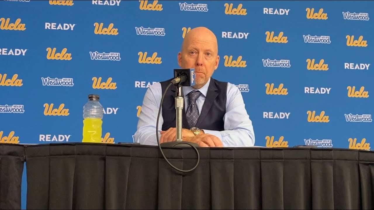 UCLA head coach Mick Cronin after a 108-87 win over Cal Poly (12.19.25)