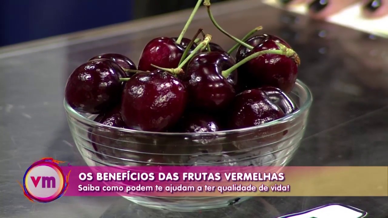 Conheça os benefícios das frutas vermelhas! 09/01/18