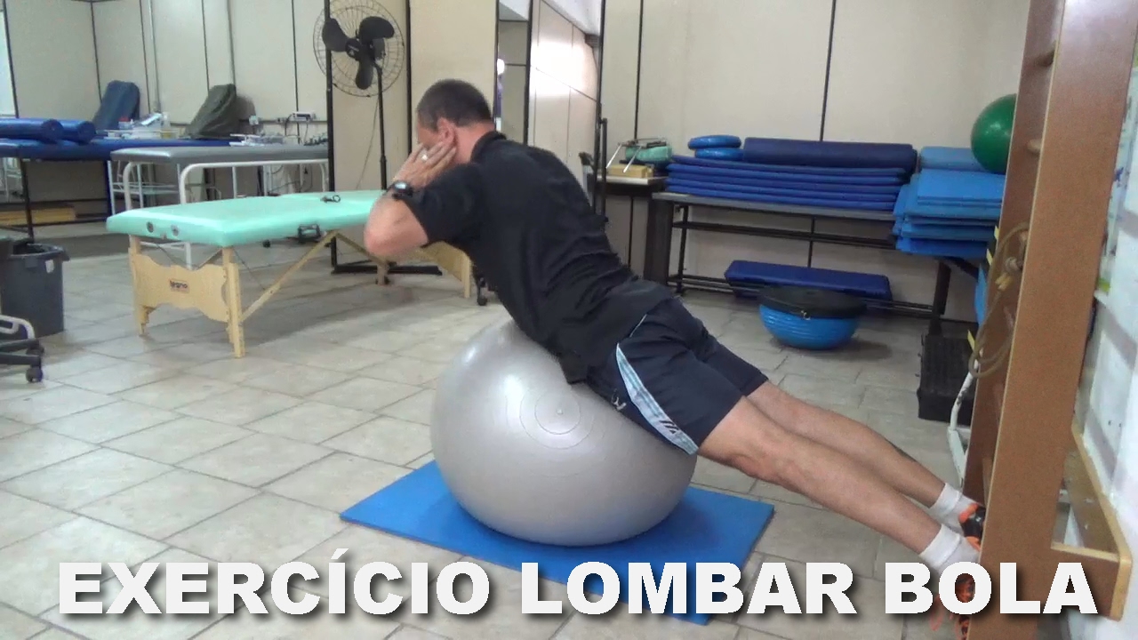 Exercício Lombar Bola