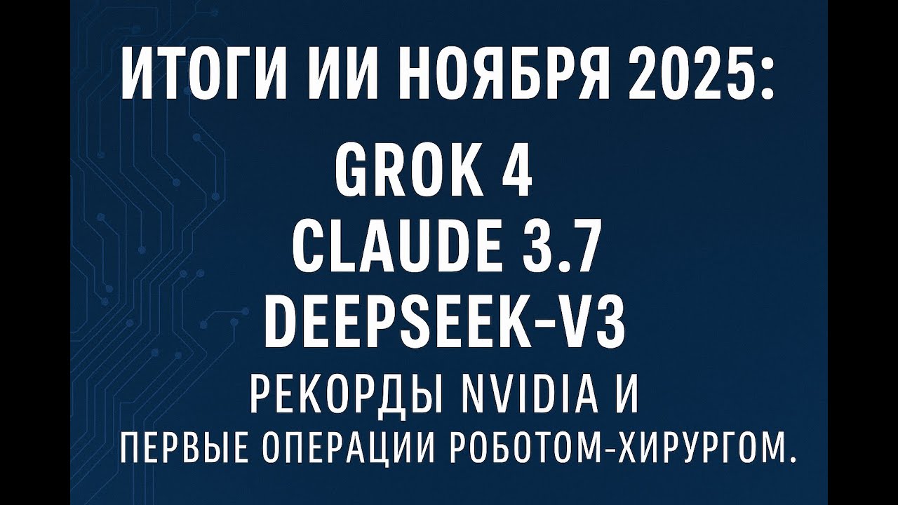 Что случилось с ИИ за одну неделю в 2025 году?
