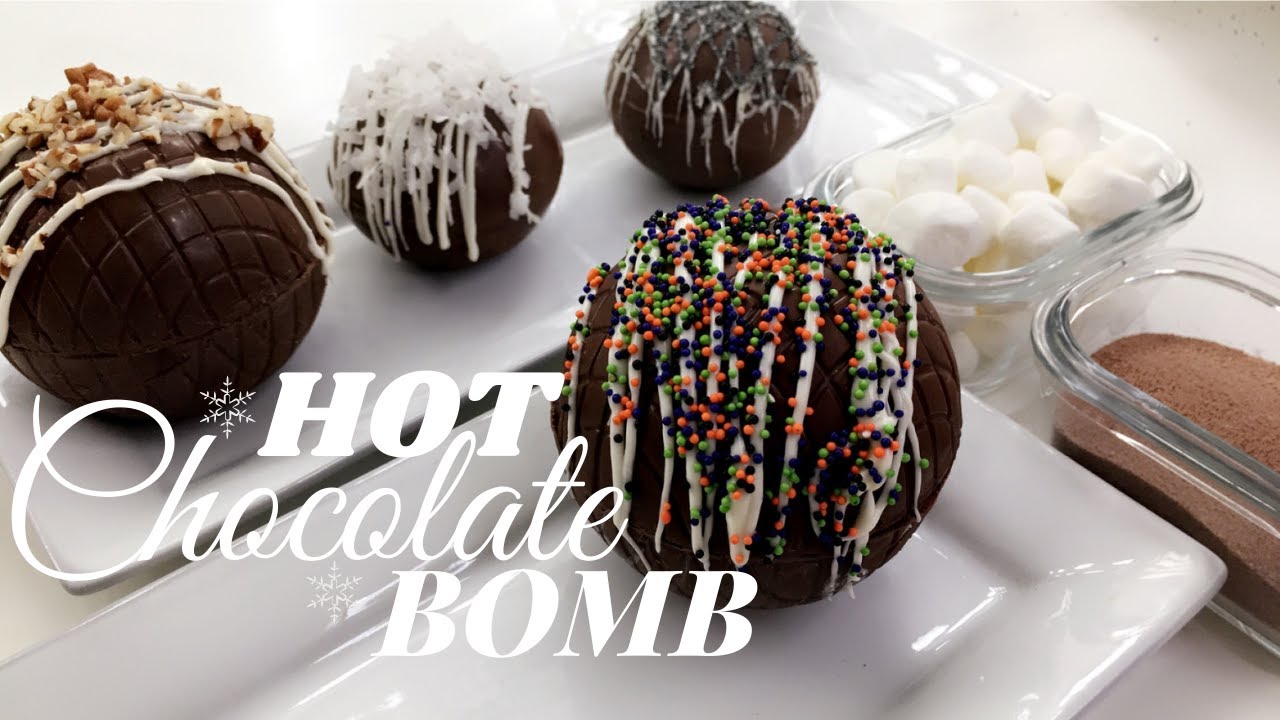 TRENDING HOT CHOCOLATE BOMB | DIY HOT CHOCOLATE BOMB TUTORIAL  | BOMBAS DE CHOCOLATE